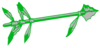 Green Spear Cut Image